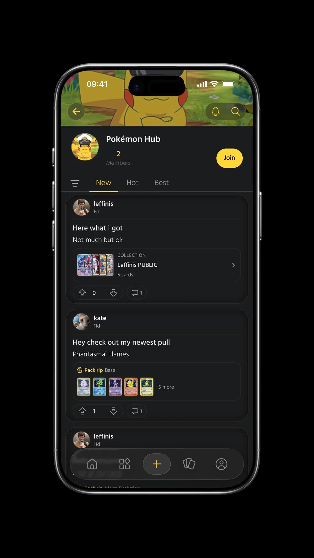 Catalogue with the filters open